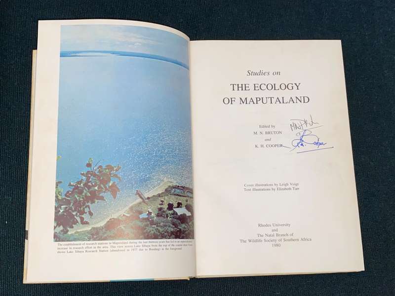STUDIES ON THE ECOLOGY OF MAPUTALAND EDITED BY M.N. BRUTON AND K.H. COOPER SIGNED