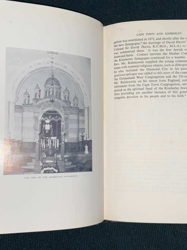 THE BIRTH OF A COMMUNITY BY ISRAEL ABRAHAMS VOLUME ONE  1955