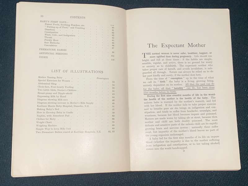 THE EXPECTANT MOTHER AND BABY'S FIRST MONTHS BY SIR F. TRUBY KING