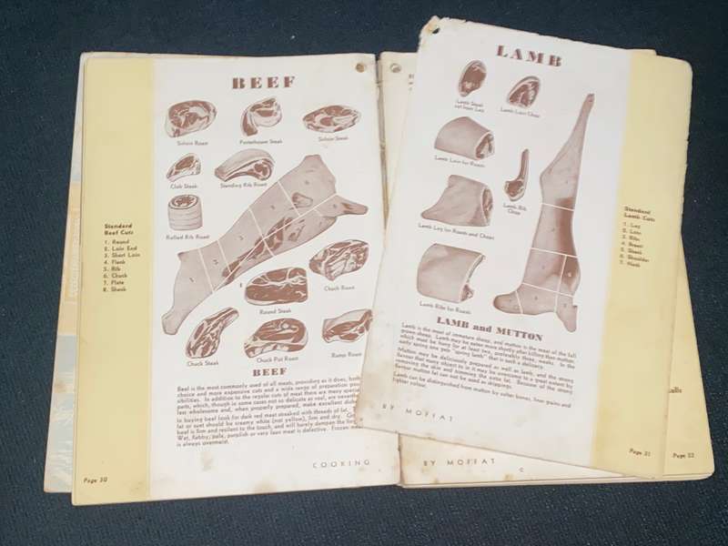 VINTAGE MOFFATS COOK BOOK