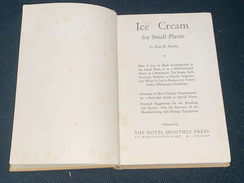 ICE CREAM FOR SMALL PLANTS BY ETTA H. HANDY