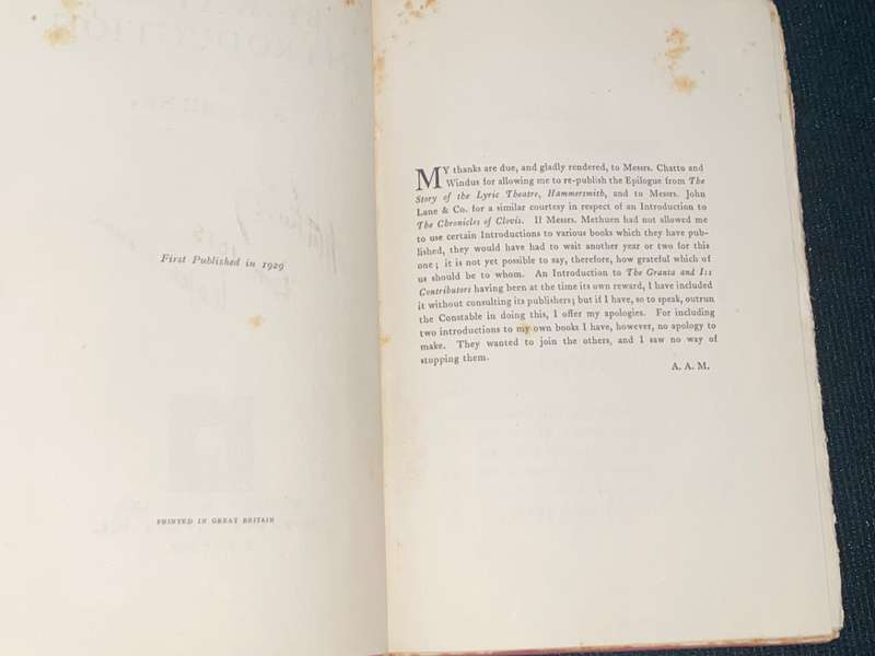 BY WAY OF INTRODUCTION BY A.A. MILNE