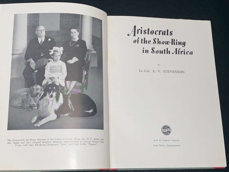 ARISTOCRATS OF THE SHOW-RING IN SOUTH AFRICA BY ALEX STEVENSON