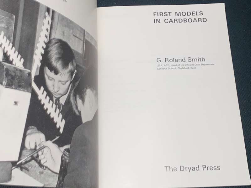 FIRST MODELS IN CARDBOARD BY G. ROLAND SMITH