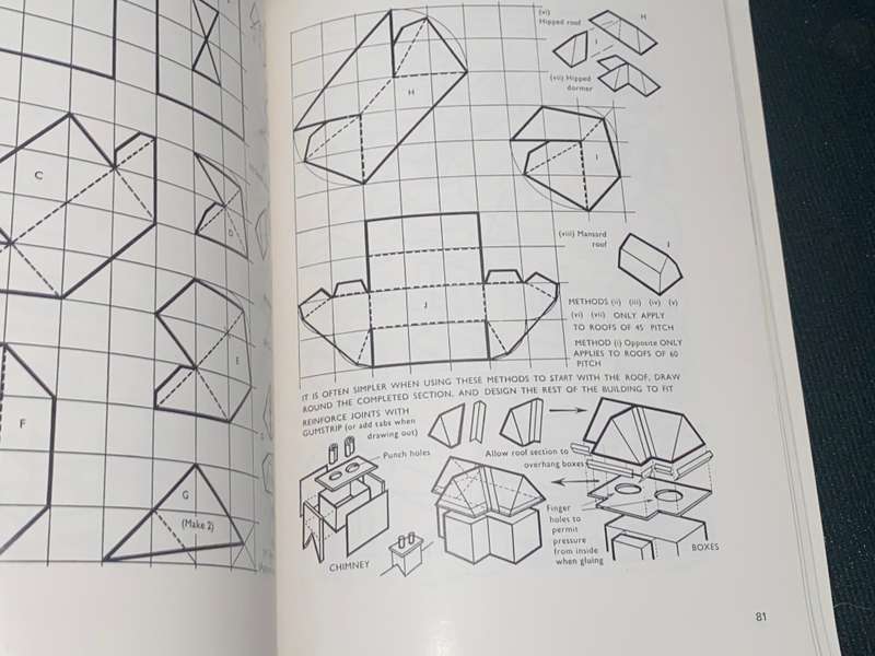 FIRST MODELS IN CARDBOARD BY G. ROLAND SMITH