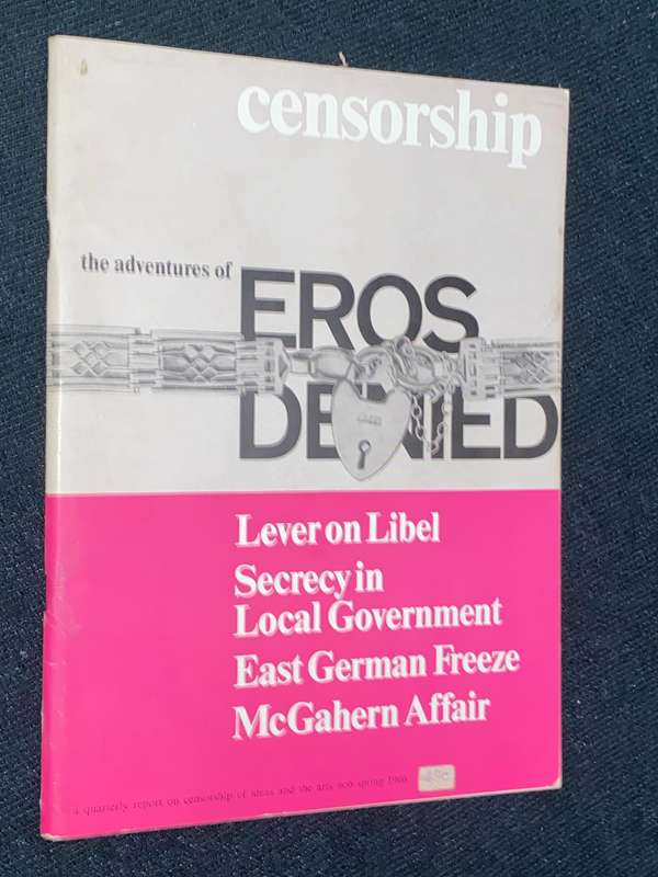 CENSORSHIP A QUARTERLY REPORT ON CENSORSHIP OF IDEAS AND THE ARTS SPRING 1966 #6