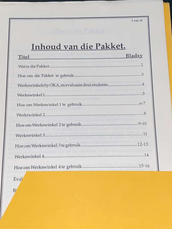 AFRIKAANS MY MOEDERTAAL? N' WERKBOEK VIR SEKONDERE LEERLINGE EN ONDERWYSERS