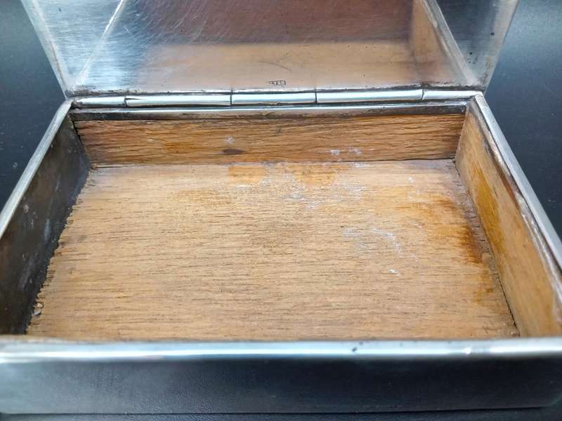 Vintage! Charming Solid Silver and Gold? Cigarette Case / Trinket Box