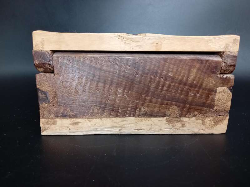 Vintage!  Wooden Hand Made Jewelry Box Floral Themed