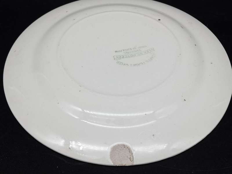 Vintage!  England - Plex Pottery - Dickens Series - Little Nell & Her Grandfather - Small Plate