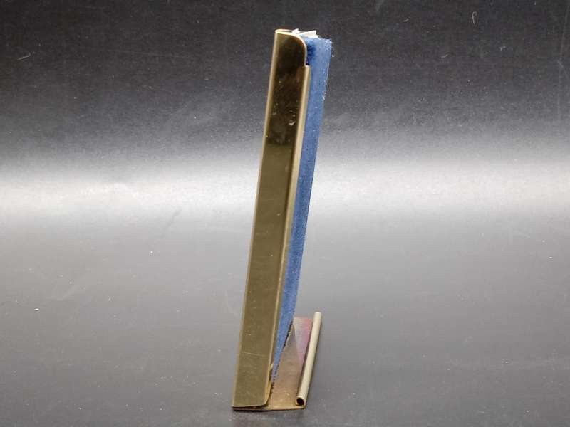 Vintage! Solid Brass Photo Frame Hand Polished & Lacquer Coated