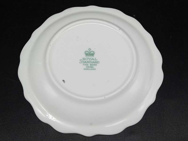 Antique! England - ROYAL Standard - Small Decorative Plate with Dog & Bird