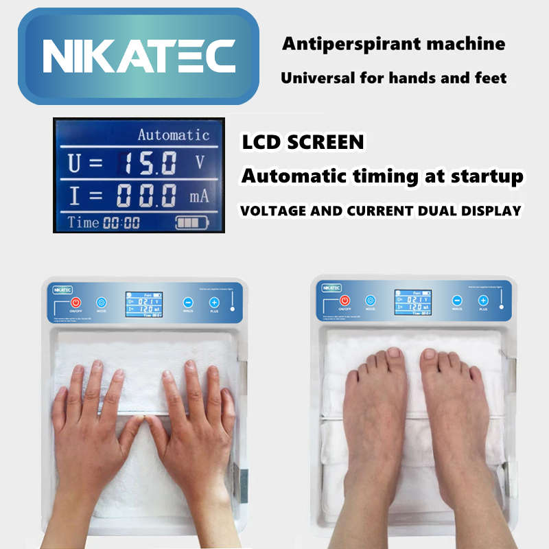 NikaTec Palmar Hyperhidrosis Anti-Sweat Iontophoresis Machine Hands