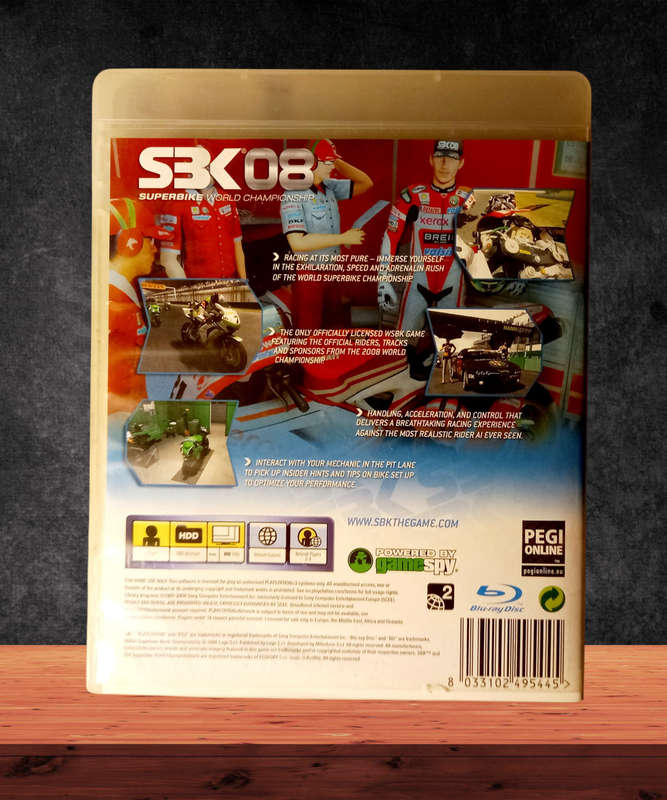 PlayStation 3 Game SBK08 Superbike World Championship Complete in Box Very Good Condition