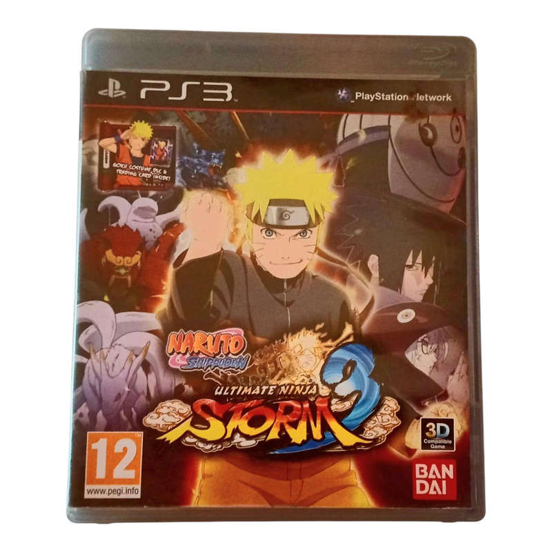 Naruto Shippuden Ultimate Ninja Storm 3 PS3 Game Complete in Box Very Good Condition