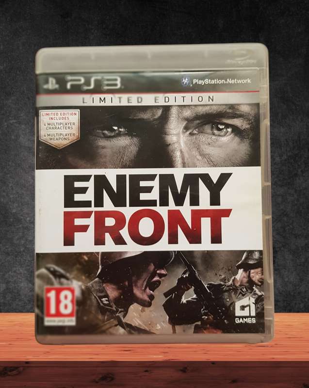 PlayStation 3 Game Enemy Front Limited Edition Complete In Box Very Good Condition
