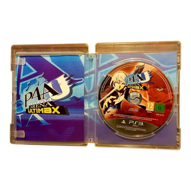 Persona 4 Arena Ultimax PS3 Complete in Box Very Good Condition Atlus Fighting Game