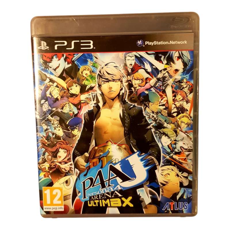 Persona 4 Arena Ultimax PS3 Complete in Box Very Good Condition Atlus Fighting Game