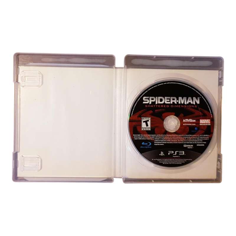 Spider-Man Shattered Dimensions PS3 Game Game in Box, No Manual Very Good Condition