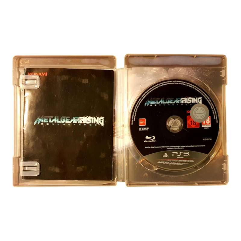 Metal Gear Rising: Revengeance PS3 Game Complete in Box Cyber Ninja Action