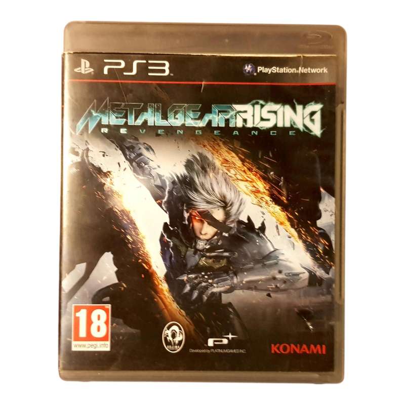 Metal Gear Rising: Revengeance PS3 Game Complete in Box Cyber Ninja Action