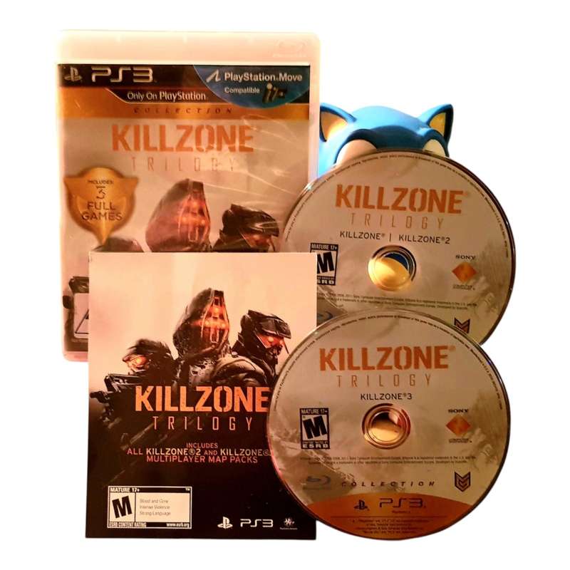 Killzone Trilogy  PS3 Game 2-Disc Set Complete in Box Very Good Condition