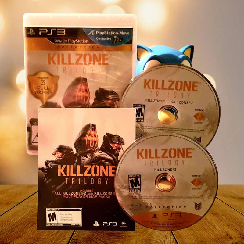 Killzone Trilogy  PS3 Game 2-Disc Set Complete in Box Very Good Condition
