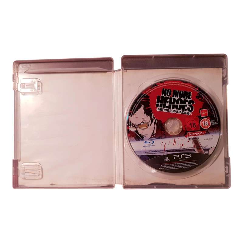 No More Heroes: Heroes Paradise PS3 Game Very Good Condition Hack-and-Slash Cult Classic