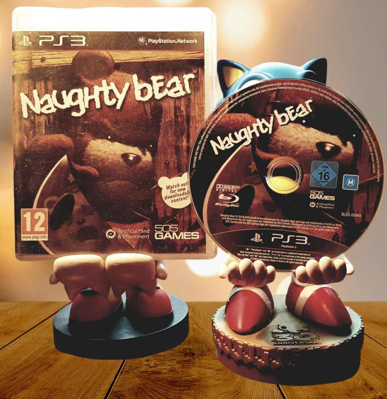 Naughty Bear  PS3 Game  Action Comedy Adventure  Good Condition  Rare Cult Classic