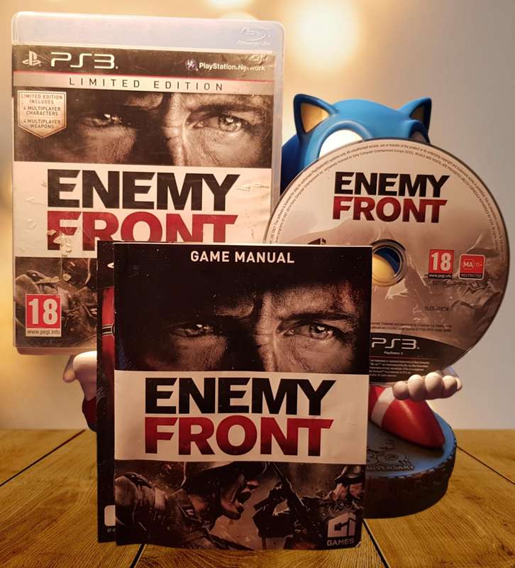 Enemy Front Limited Edition PS3 Game WWII Tactical Shooter