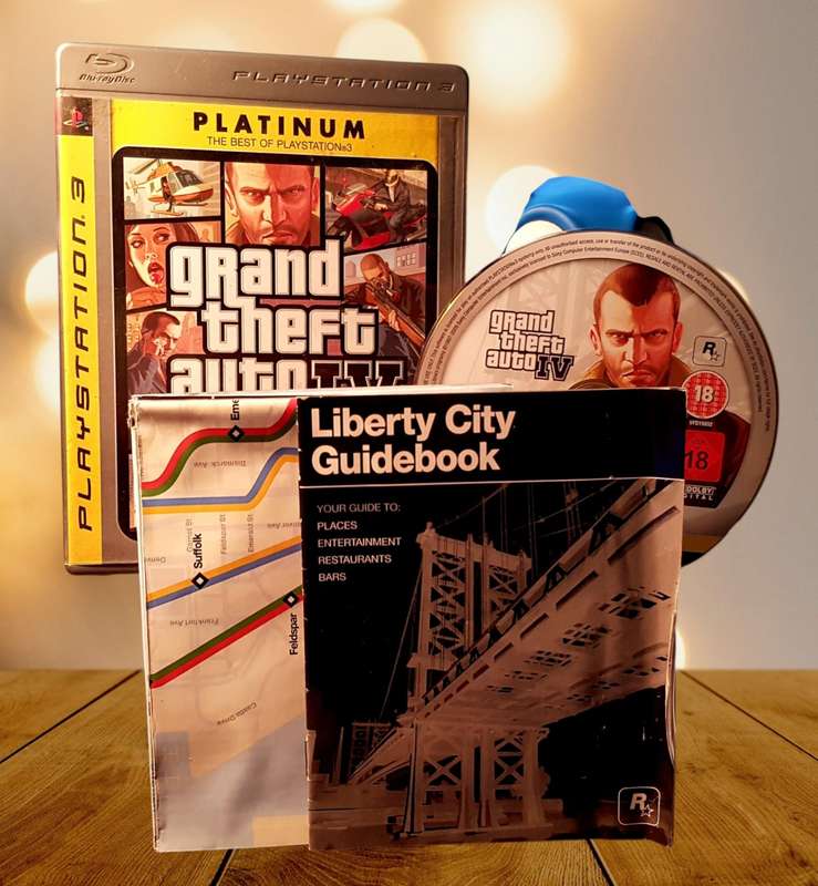 Grand Theft Auto IV Platinum PS3 Game Complete in Box Rockstar Open World Classic