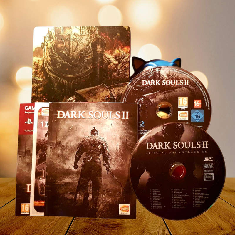 Dark Souls II Black Armor Steelbook Edition PS3 Game Very Good Condition Collector's Steel Case |