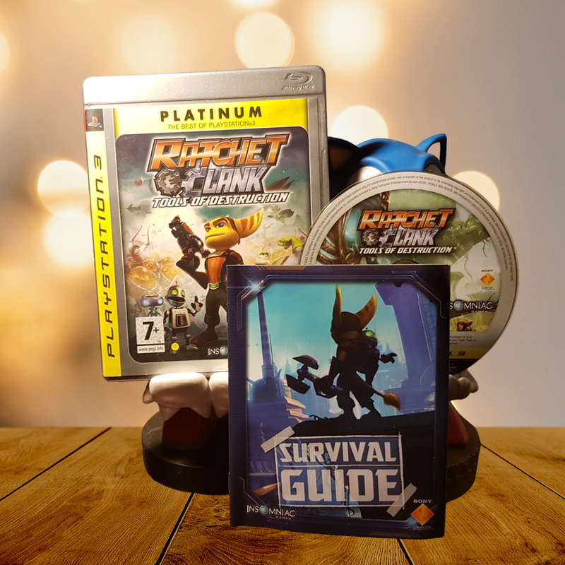 PlayStation 3 Game Ratchet and Clank: Tools of Destruction Platinum CIB Very Good Condition