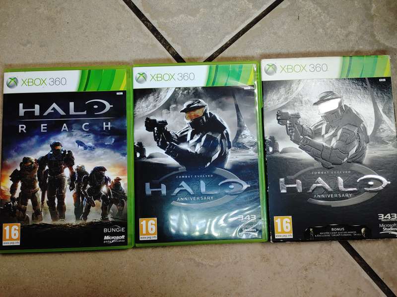 XBOX 360 Halo Reach And Halo Combat Evolved Anniversary