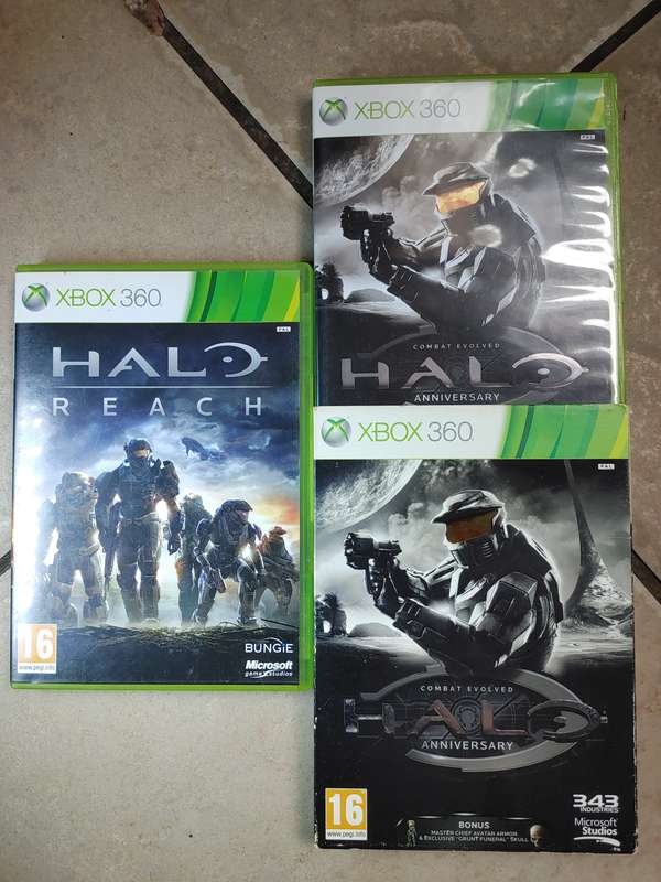 XBOX 360 Halo Reach And Halo Combat Evolved Anniversary