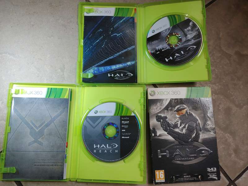XBOX 360 Halo Reach And Halo Combat Evolved Anniversary