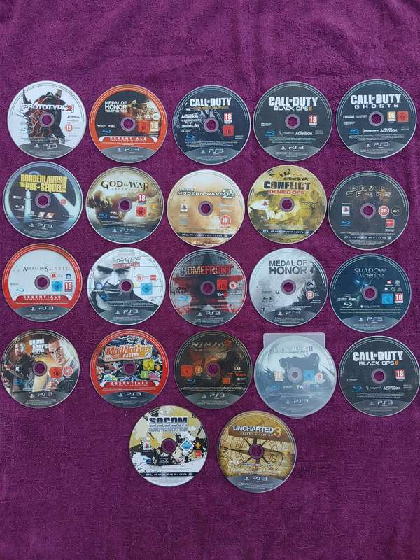 22x PS3 Games (Without covers)