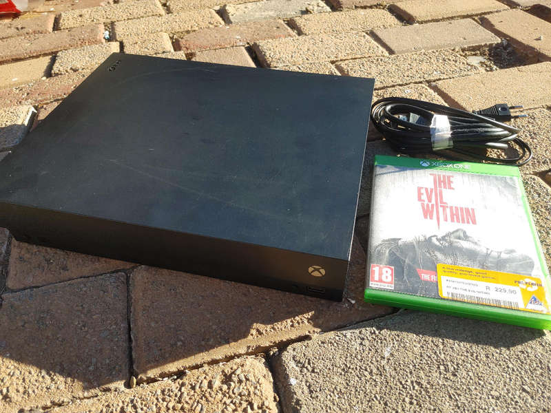 Xbox One X with 1x Game (no controller)
