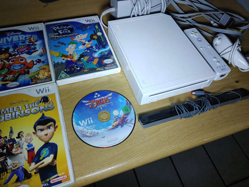 Nintendo wii with games