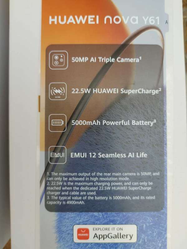 Hauwei Nova Y61