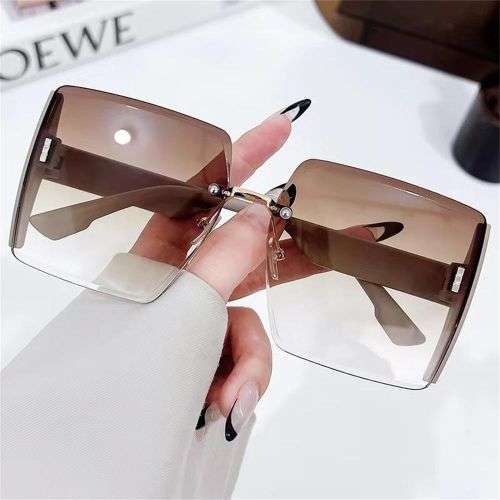 Women's Sunglasses UV Protection Sun Glasses Rimless Premium Sunglasses
