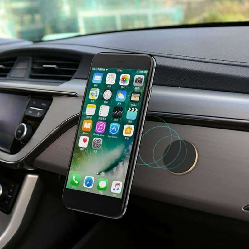 Phone Support Self-adhesive Non-scratching Compact Magnetic Car Dash Mobile Phone Holder for ATV