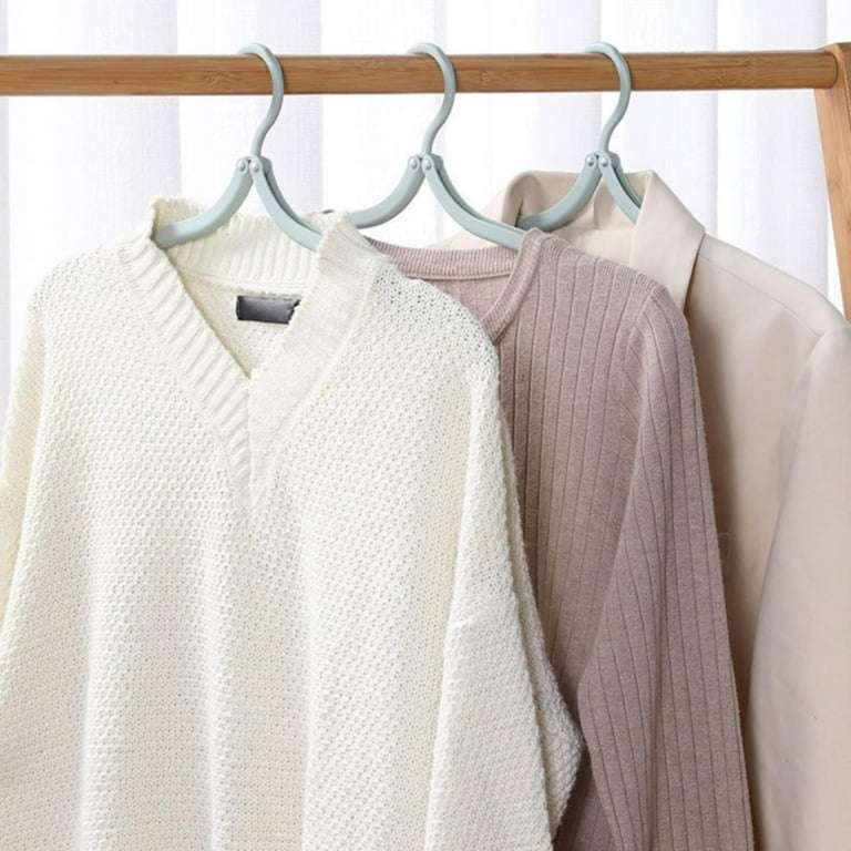 16 pcs Compact Travel Hangers  Foldable, Lightweight, and Durable Clothes Hangers for Travel