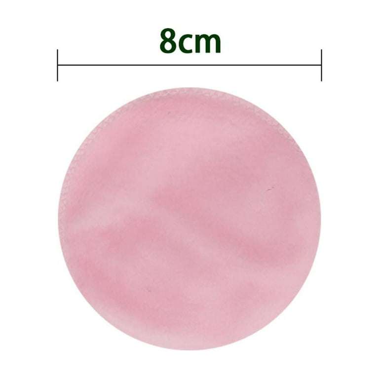 10 Pack Makeup Remover Pads Reusable Microfibre Round Face Pads for Face Eyes Lips Washable Face