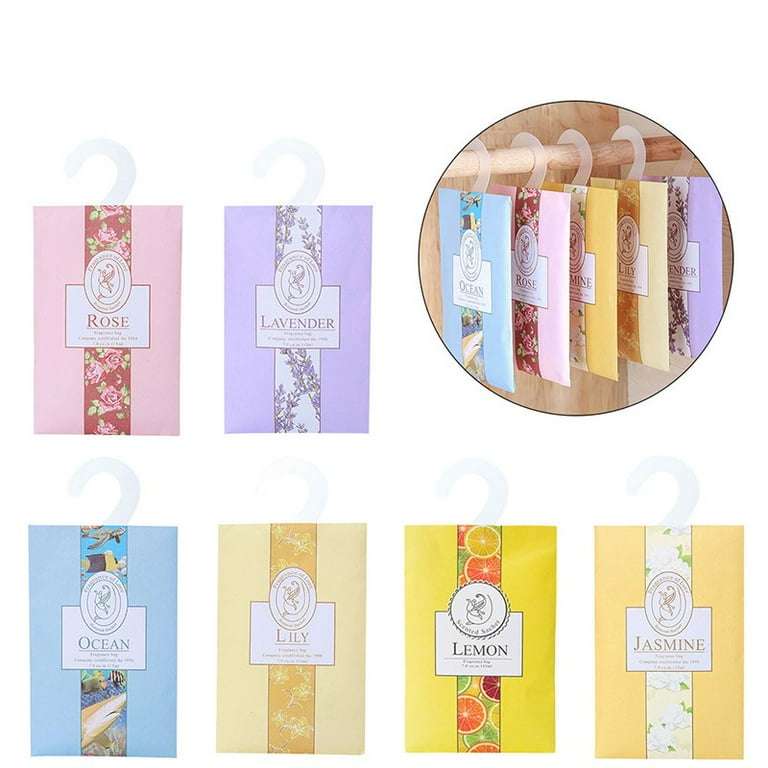 12 Pack Wardrobe Fresheners, Sachets With Hanging Sachets Aromatherapy Fragrance Sachet Bags