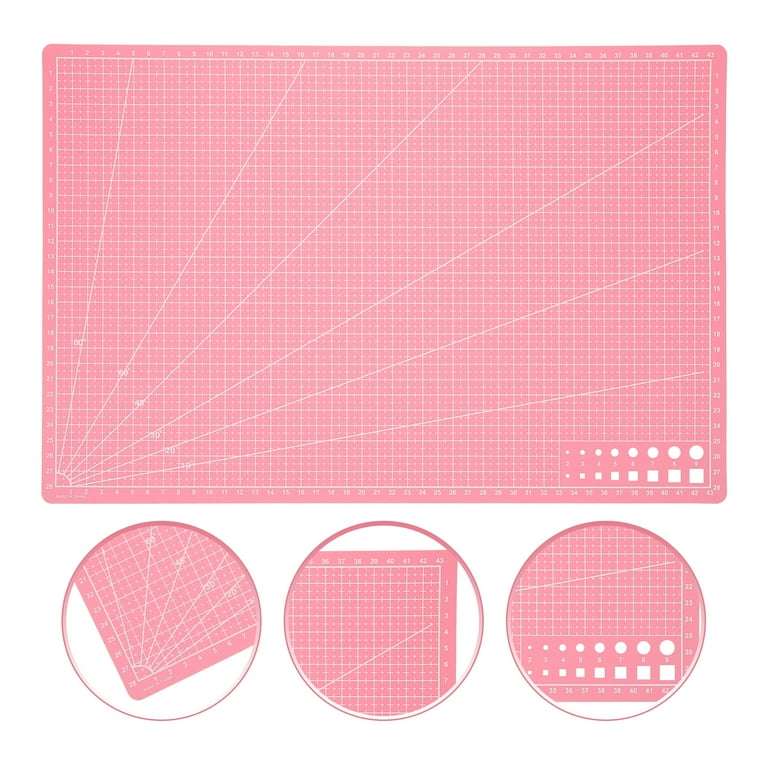 A3 Cutting Mats Cutting Pads Cut Boards for Leather Models DIY Art Project Pink|Crafts