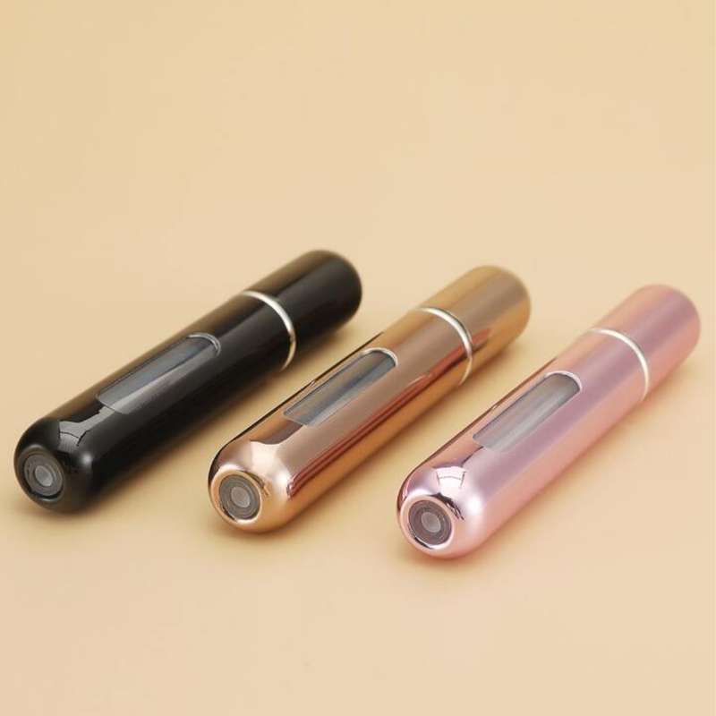 3pcs Travel Mini Perfume Refillable Atomizer Container, Portable Perfume Scent Pump Case Fragrance