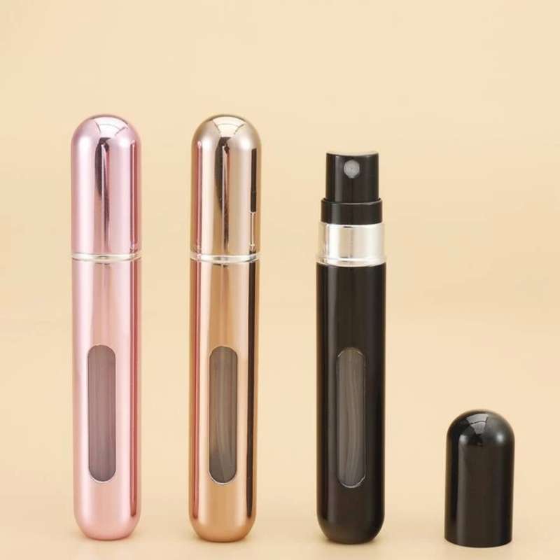 3pcs Travel Mini Perfume Refillable Atomizer Container, Portable Perfume Scent Pump Case Fragrance