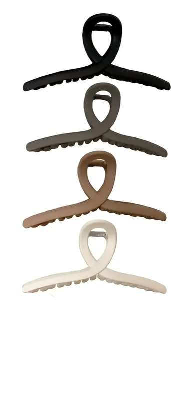 4pcs Ladies Summer Fashion Simple Hair Clips, Elegant French Twist Claw Clip, Strong Hold