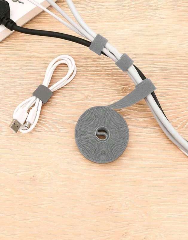 10 Meters Hook and Loop Heavy Duty Securing Straps Tearable Reusable Fastening Cable Ties for Cables
